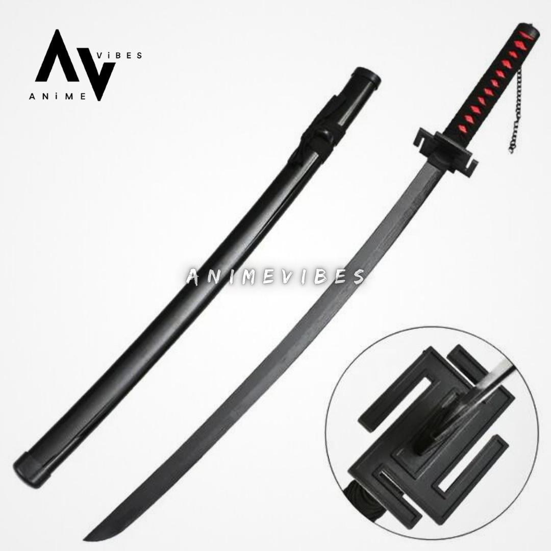 Bleach Kurosaki Ichigo Zangetsu Blade Katana for Cosplay Wooden | 105 Cms Wield the Soul Reaper's Strength