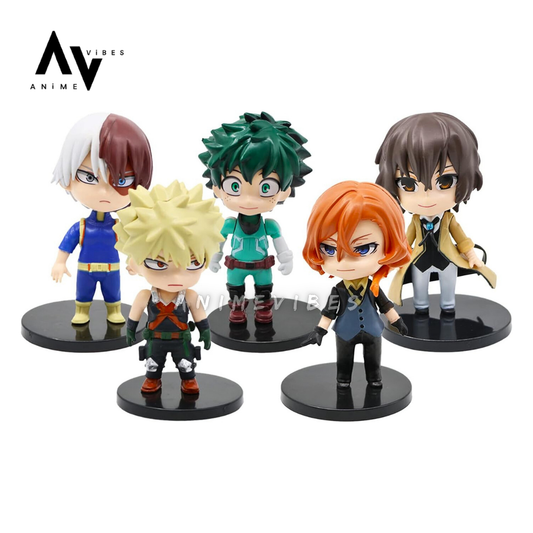 Heroes & Detectives Unite | Anime Crossover Set of 5 | Approx. 10 cm | PVC Figures π