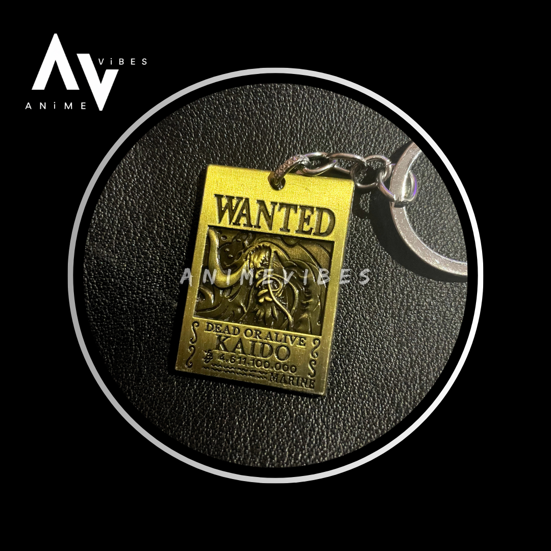 Kaido Wanted Metal Keychain – The King of Beasts