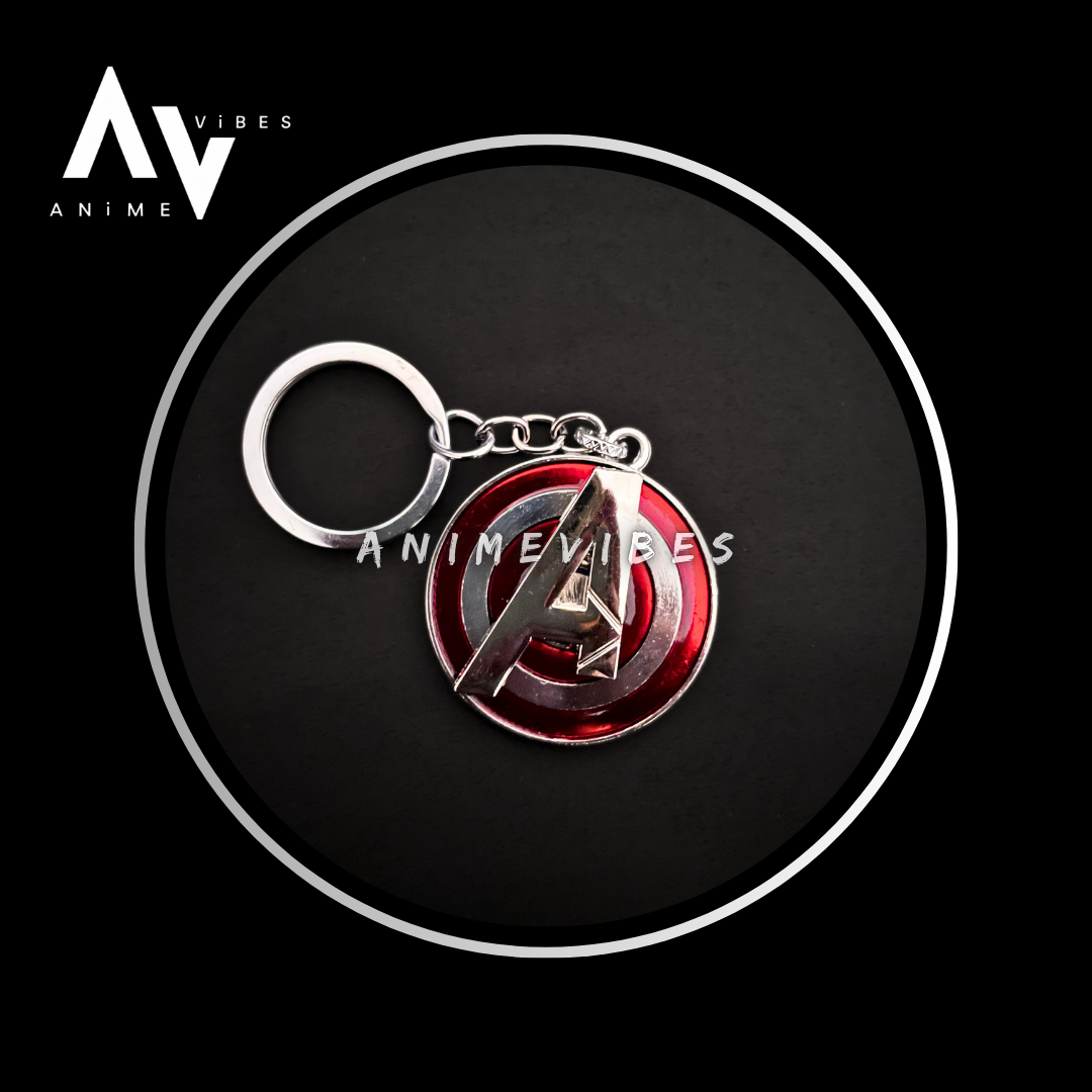 Avengers Rotating Metal Keychain – Unite the Heroes