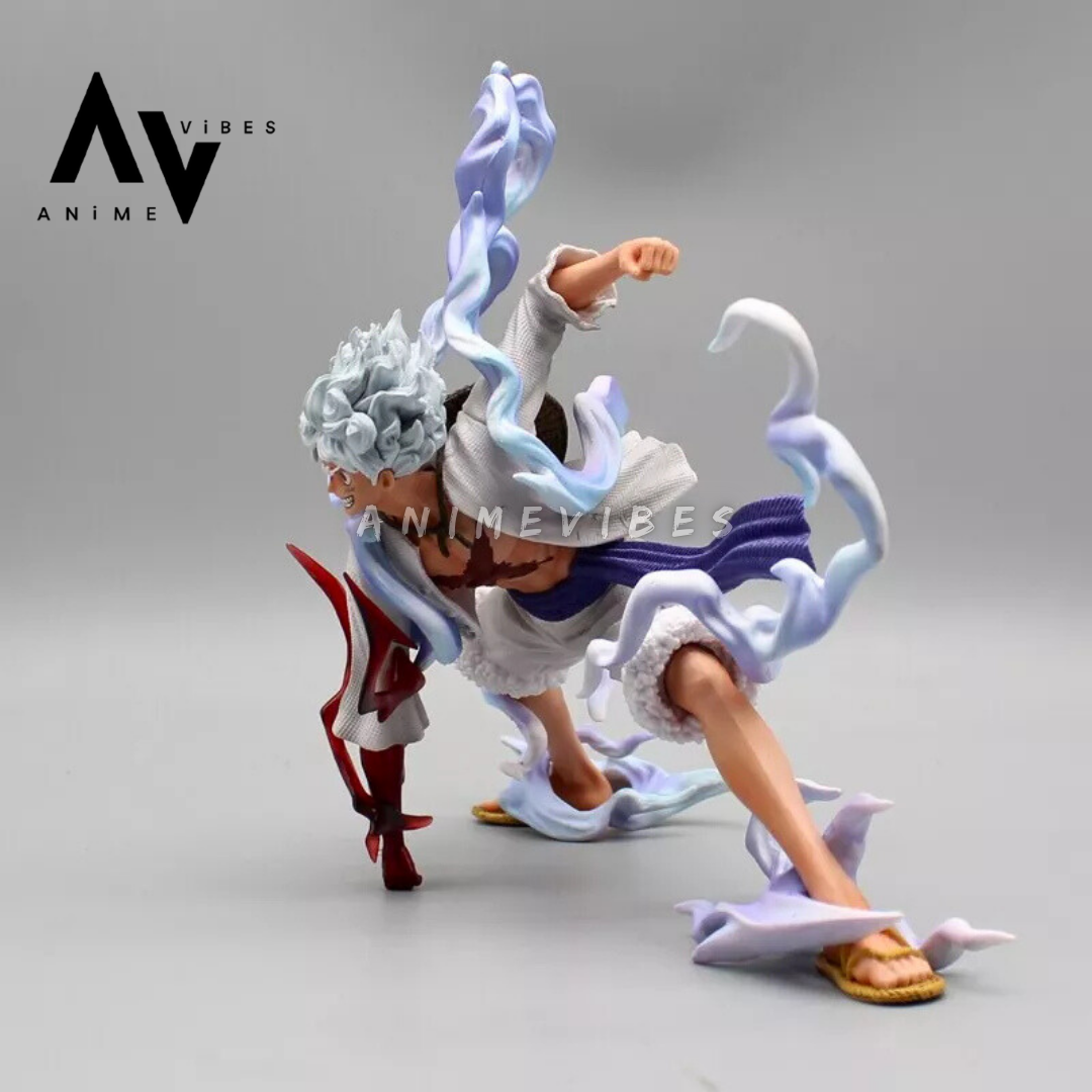 Gear 5 Luffy Earth Punch Action Figure | 18 CM | Unleash the Chaos ⚡🔥