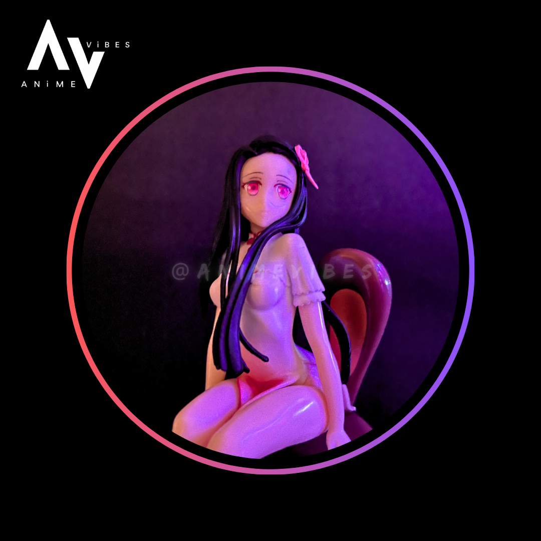 Nezuko Sitting on Chair | 15 cm