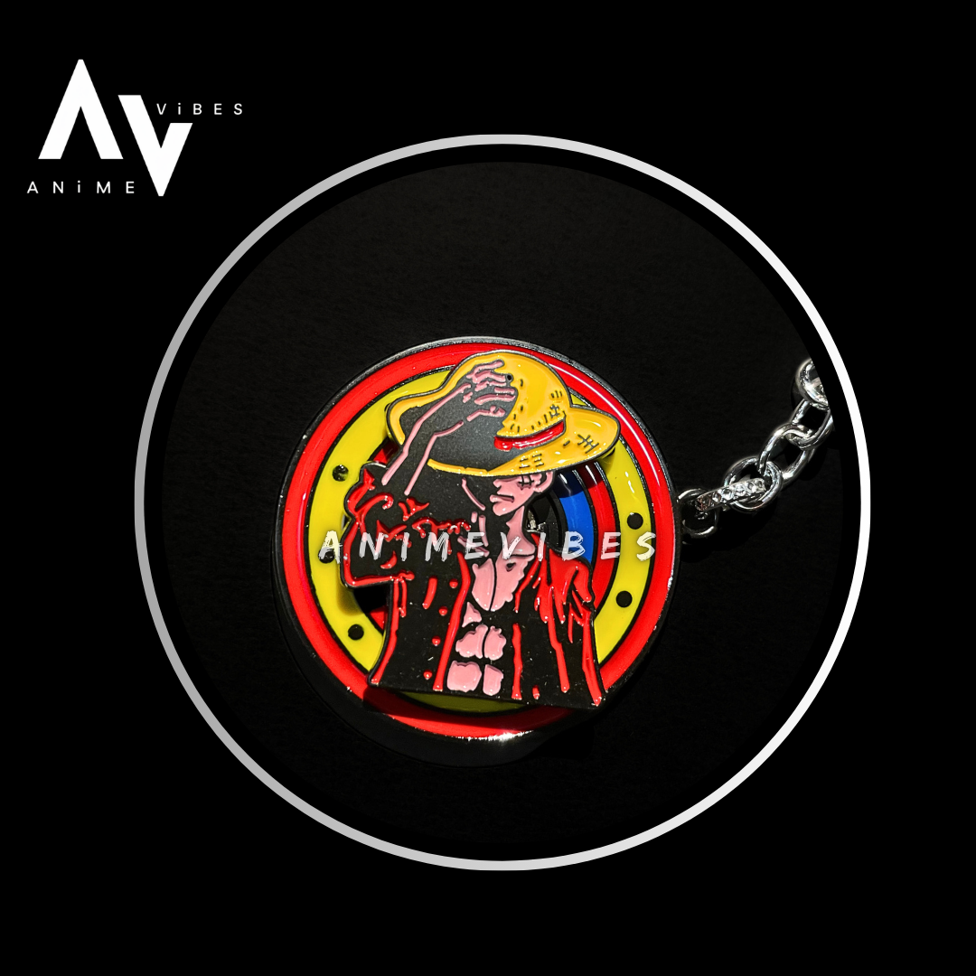 Luffy Rotating Metal Keychain | Icon of the Pirate King