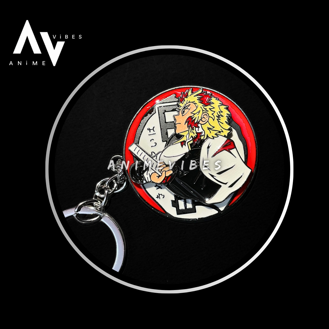 Rengoku Rotating Keychain – The Blazing Spirit of a True Warrior