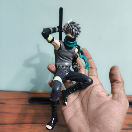 Kakashi Black Anbu Ops 17.5cm Sitting Figure