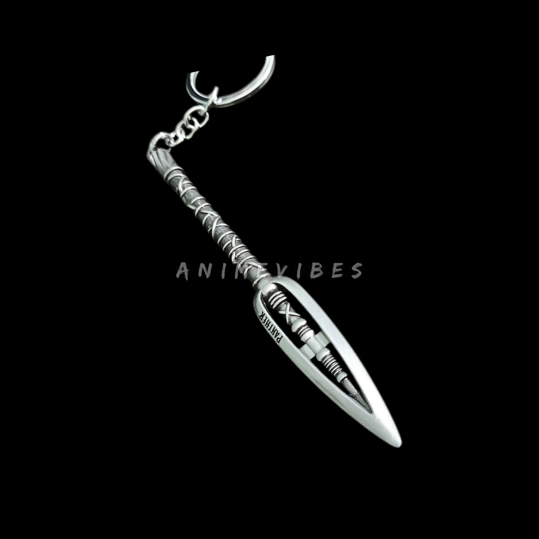 Black Panther Spear Keychain – Symbol of Wakandan Strength
