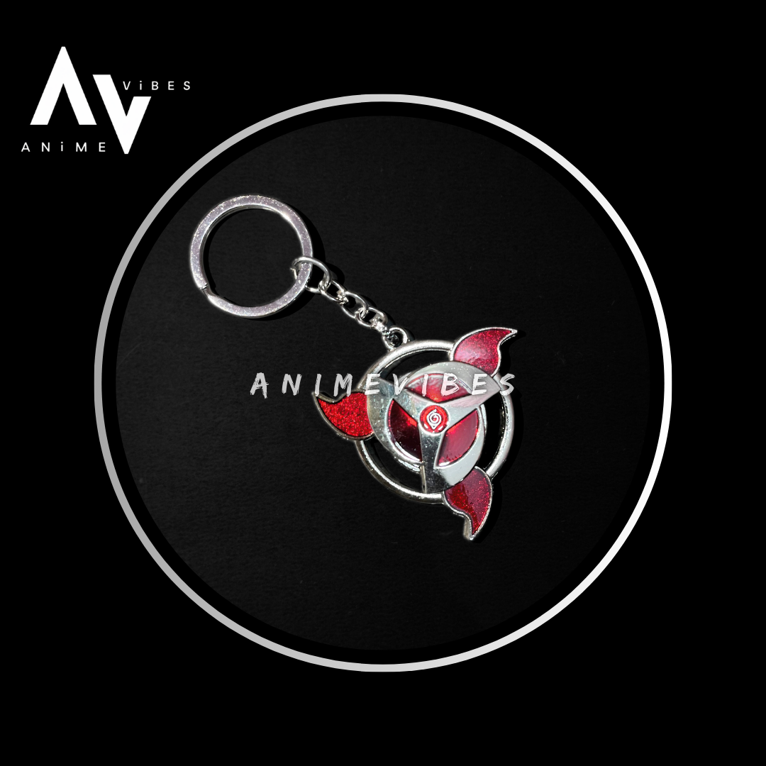 Mangekyō Sharingan Rotating Keychain – Unlock the Power Within