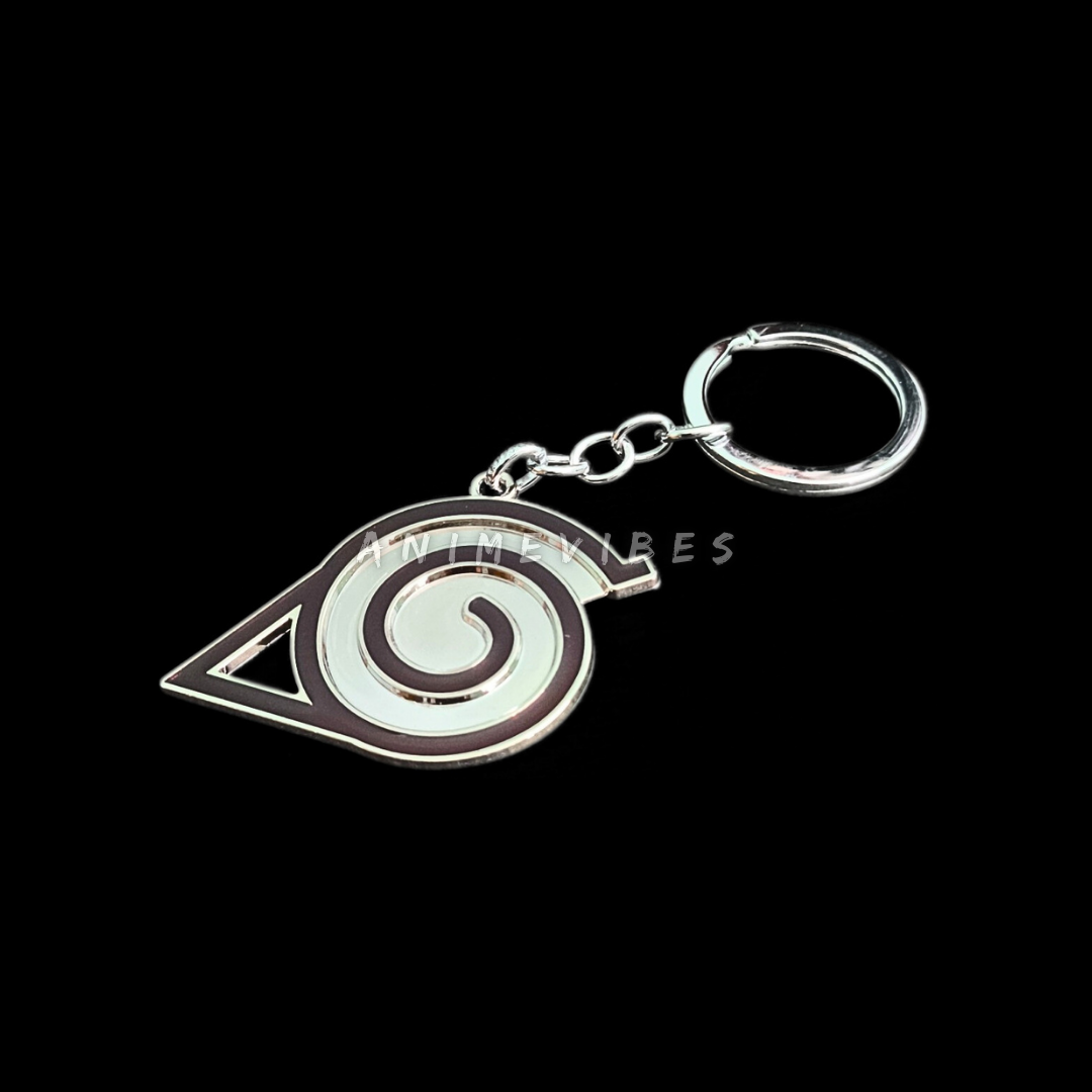 Leaf Village Symbol Keychain – Emblem of the Hidden Shinobi