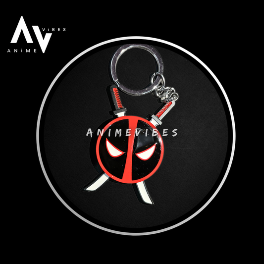 Deadpool Rotating Keychain – The Merc’s Twisting Emblem