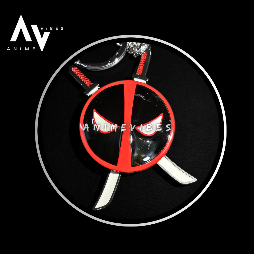 Deadpool Rotating Keychain – The Merc’s Twisting Emblem