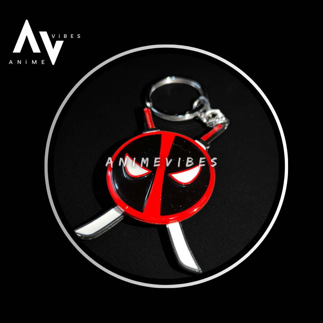 Deadpool Rotating Keychain – The Merc’s Twisting Emblem