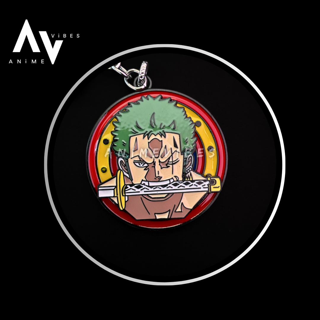 Zoro Rotating Keychain – The Swordsman's Spirit