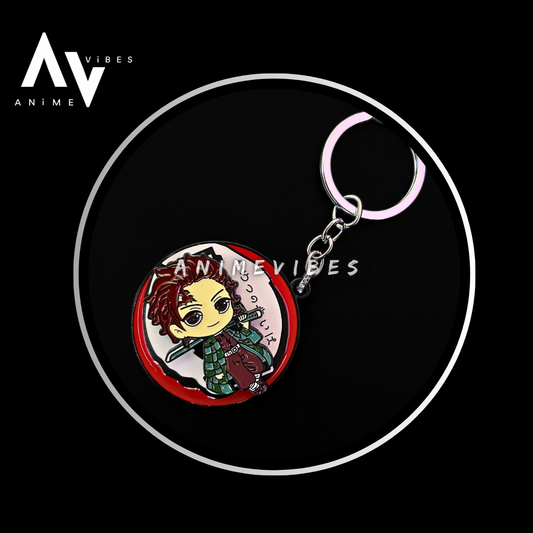 Tanjiro Rotating Keychain – The Warrior’s Resolve