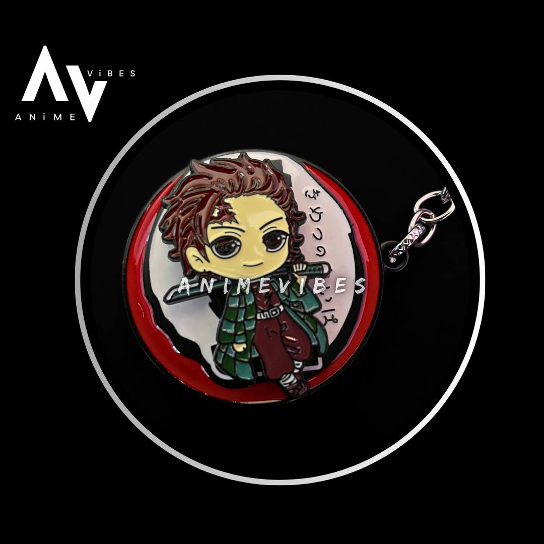 Tanjiro Rotating Keychain – The Warrior’s Resolve