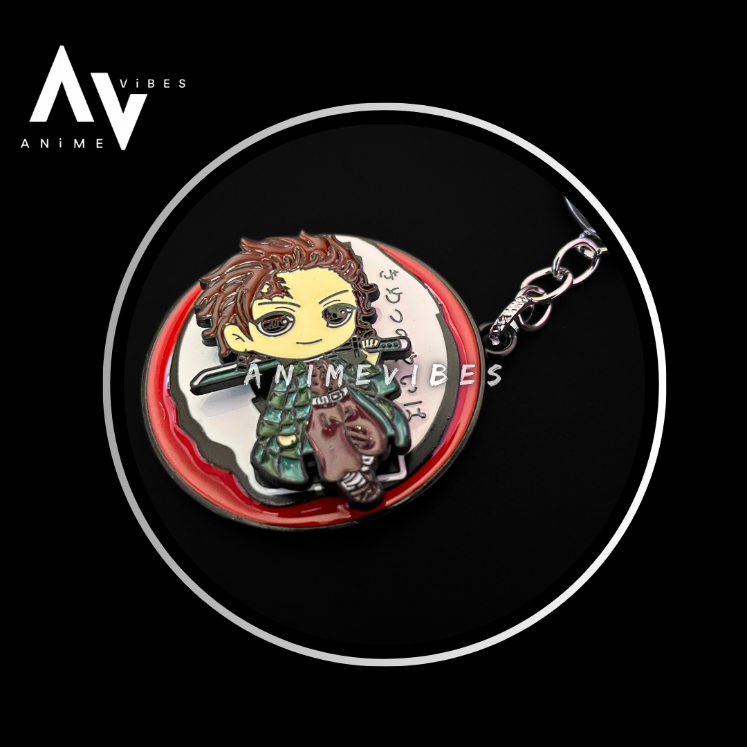 Tanjiro Rotating Keychain – The Warrior’s Resolve