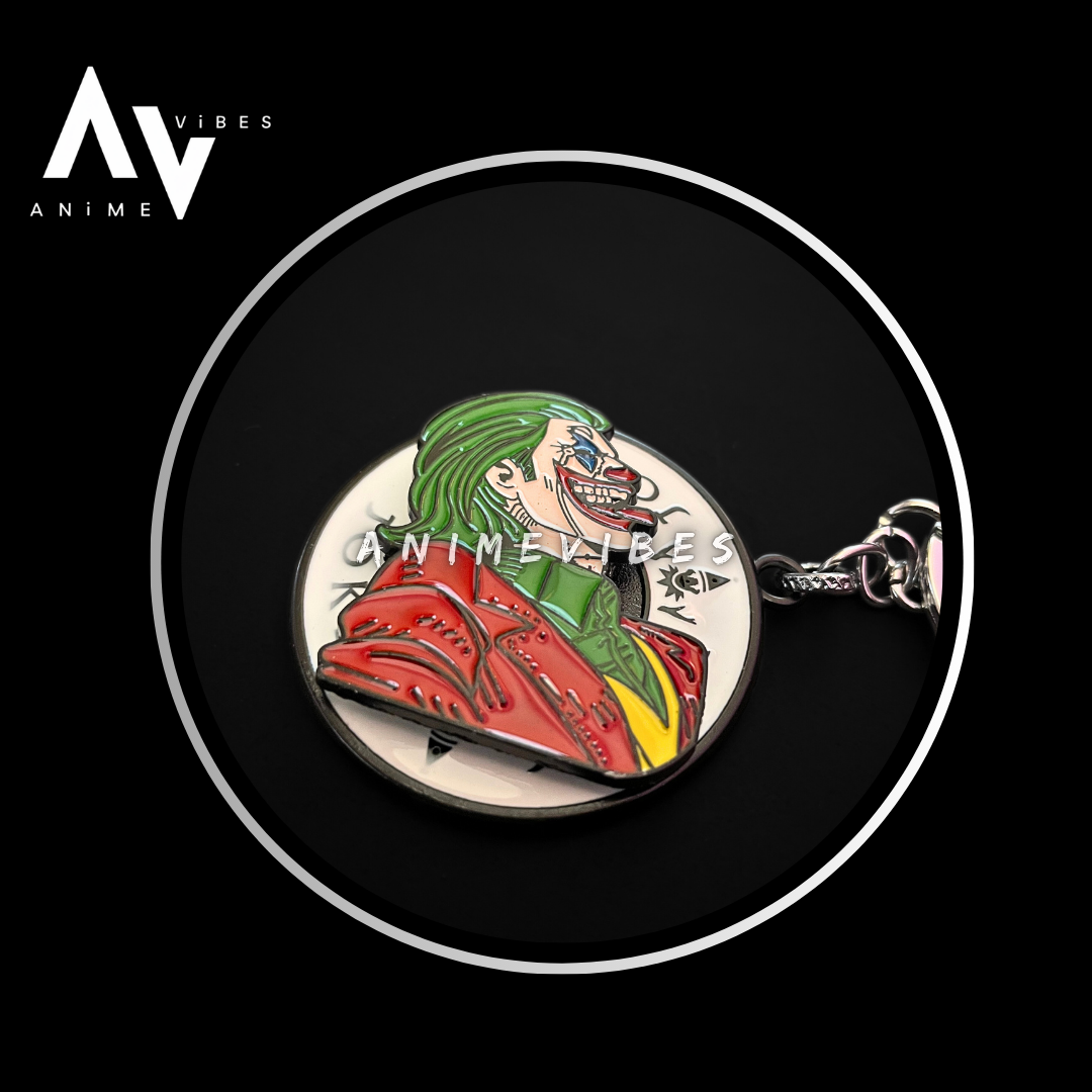 Maniacal Laughter | Rotating Joker Keychain