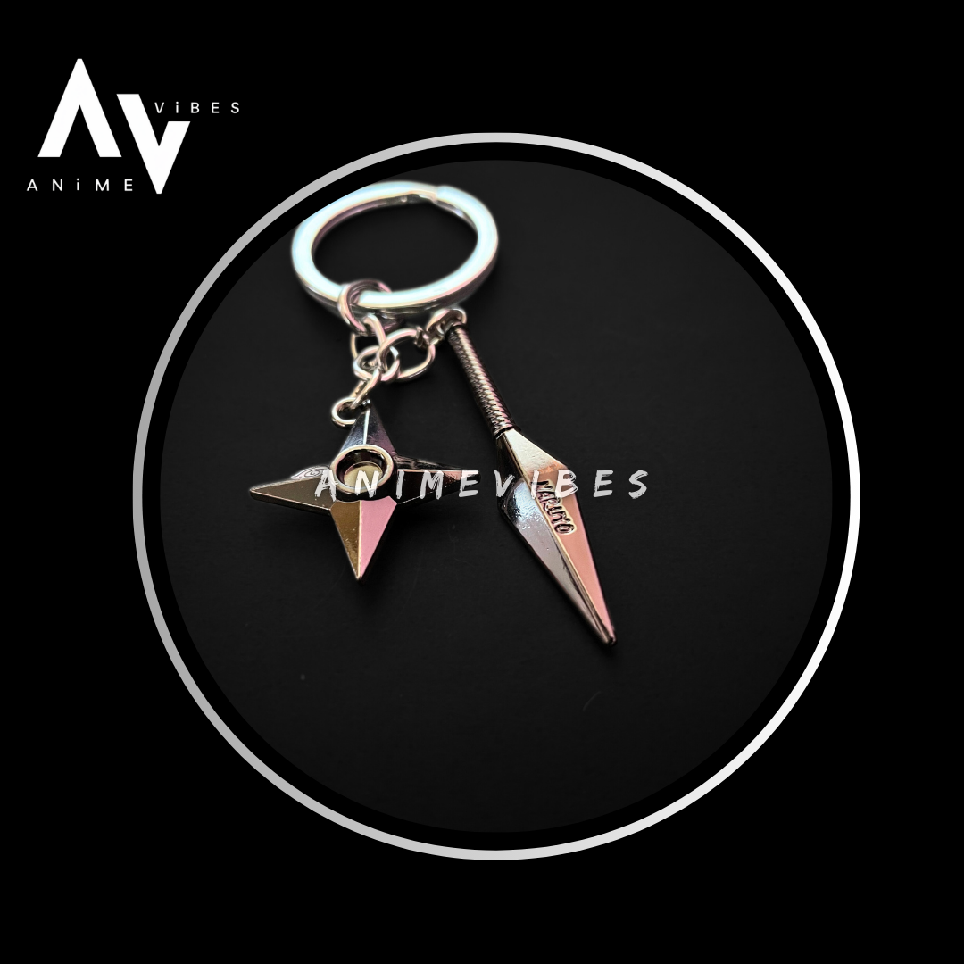 Naruto Kunai & Star Symbol | Keychain