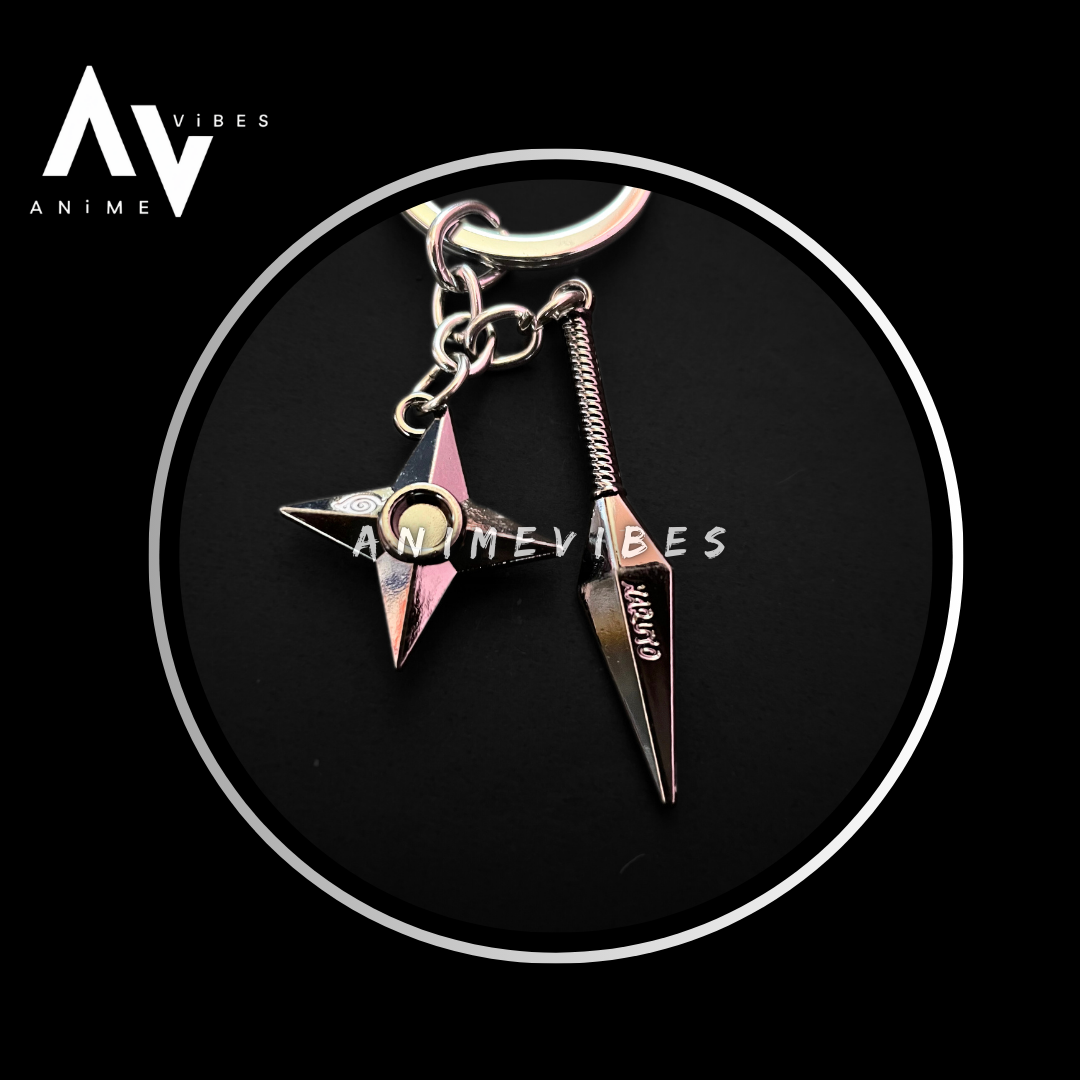 Naruto Kunai & Star Symbol | Keychain