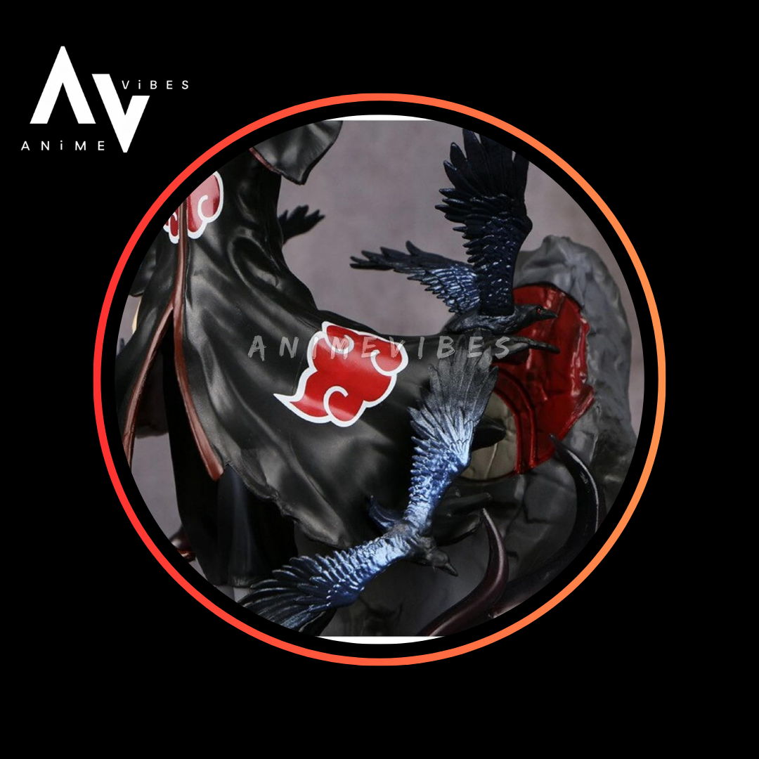 Uchiha Itachi Action Figure with Crow | Two-Face Edition | 28 CM | The Illusionary Avenger 🩸🕊️