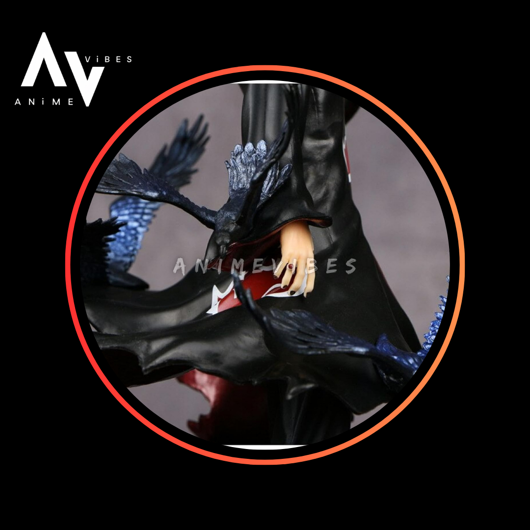 Uchiha Itachi Action Figure with Crow | Two-Face Edition | 28 CM | The Illusionary Avenger 🩸🕊️