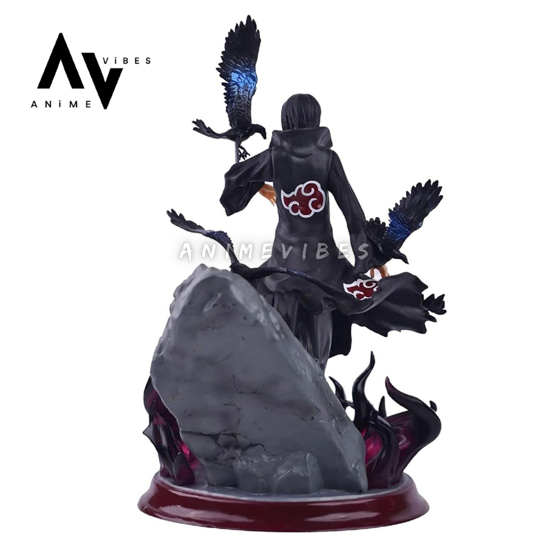 Uchiha Itachi Action Figure with Crow | Two-Face Edition | 28 CM | The Illusionary Avenger 🩸🕊️