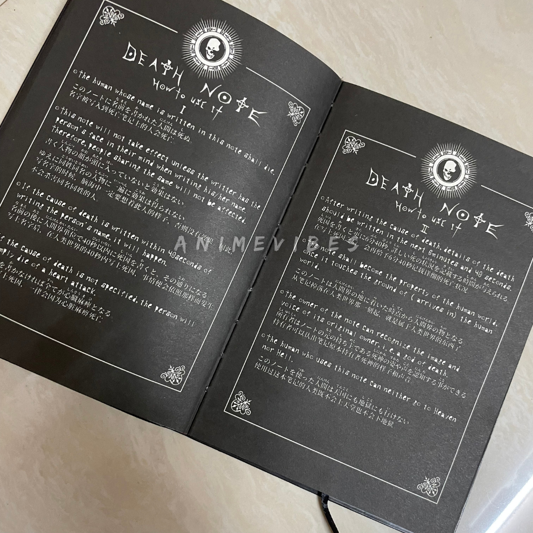 Death Notebook with Feather Pen | The Power of Fate ๐๐๏ธ