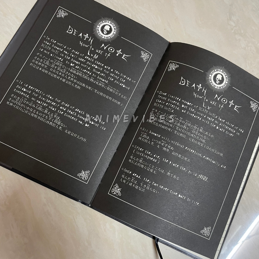 Death Notebook with Feather Pen | The Power of Fate ๐๐๏ธ