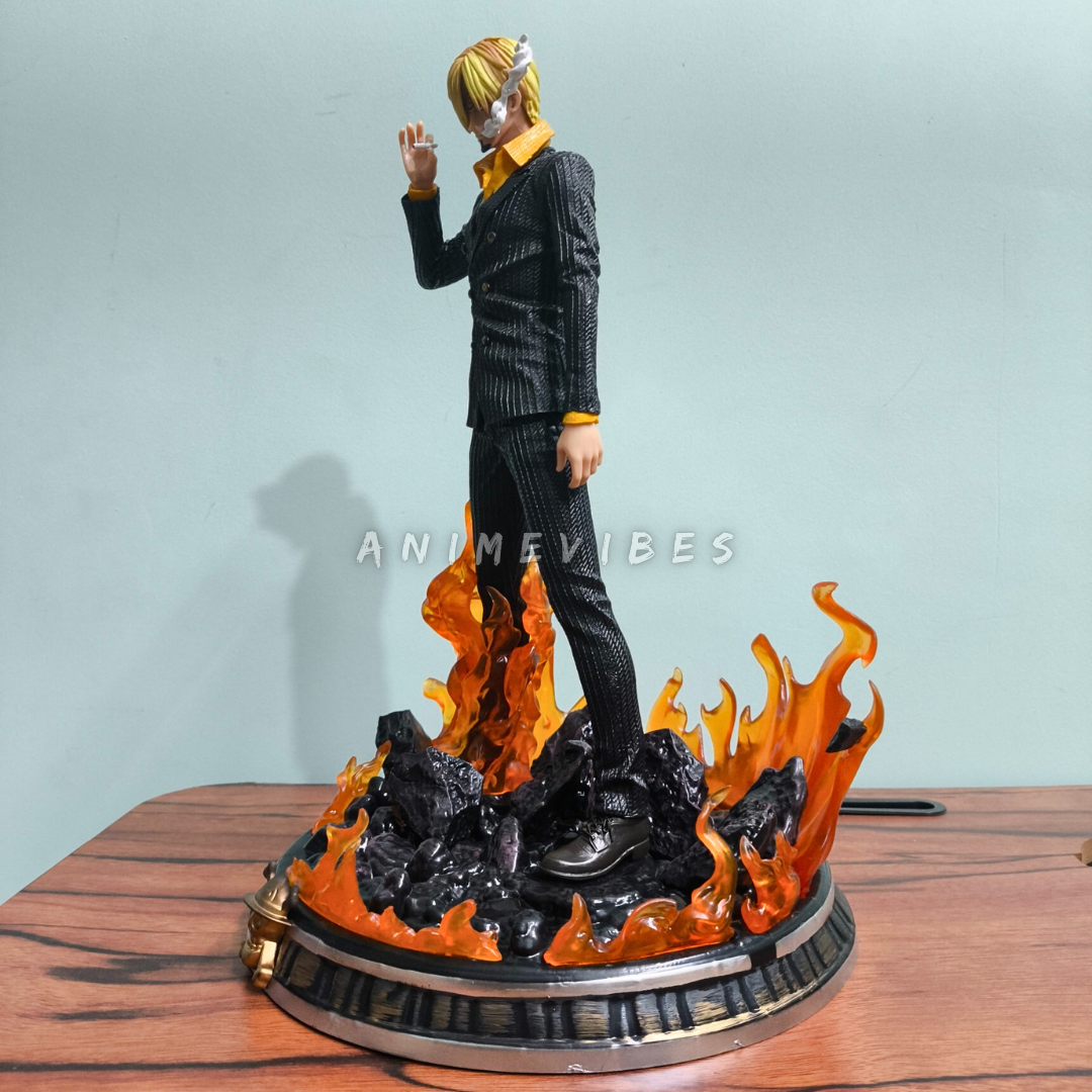 Sanji Premium Figure – Collector’s Edition | 37 CM | Blaze in Black