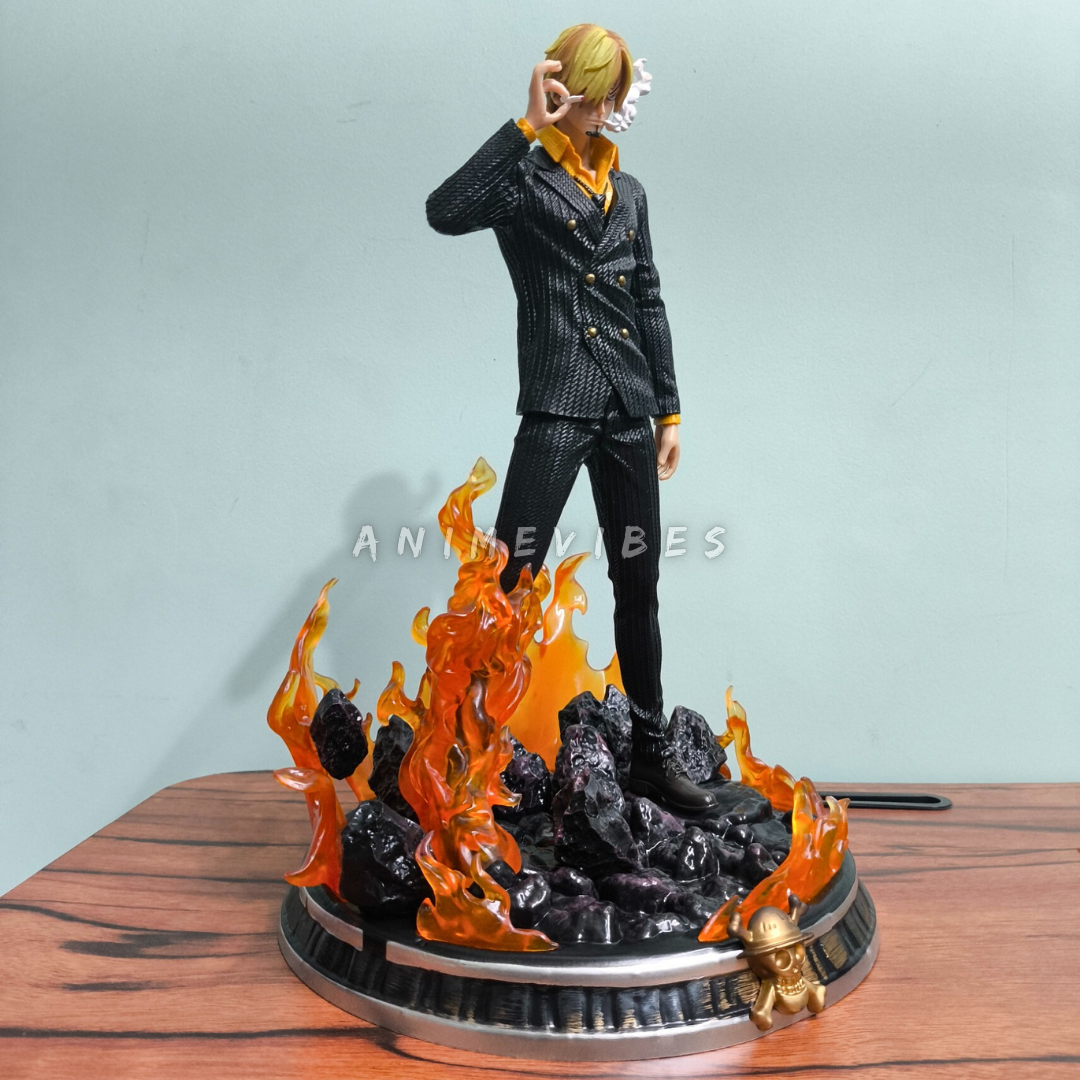 Sanji Premium Figure – Collector’s Edition | 37 CM | Blaze in Black