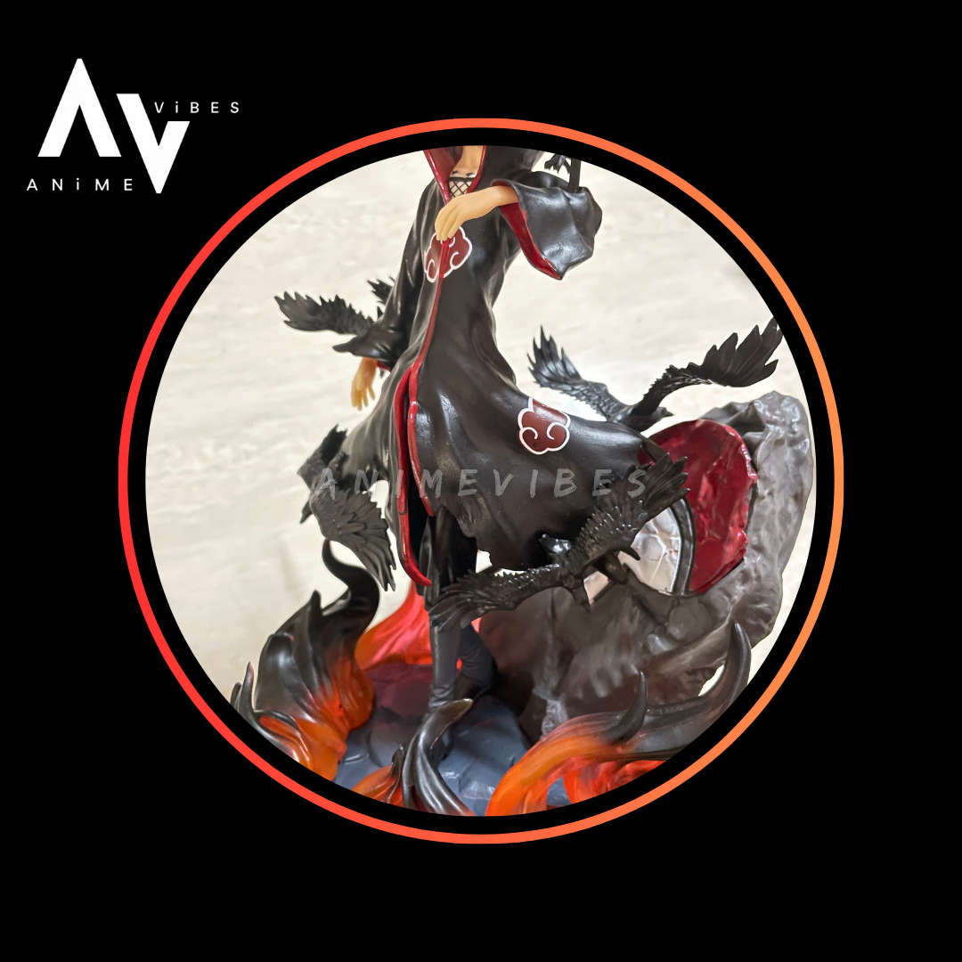 Itachi Action Figure with Crow | Two-Faced Edition | 30 cm