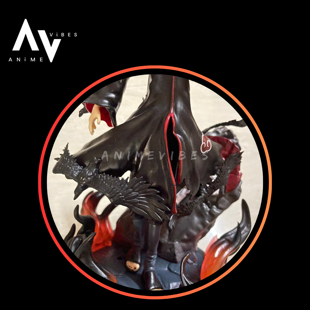 Itachi Action Figure with Crow | Two-Faced Edition | 30 cm