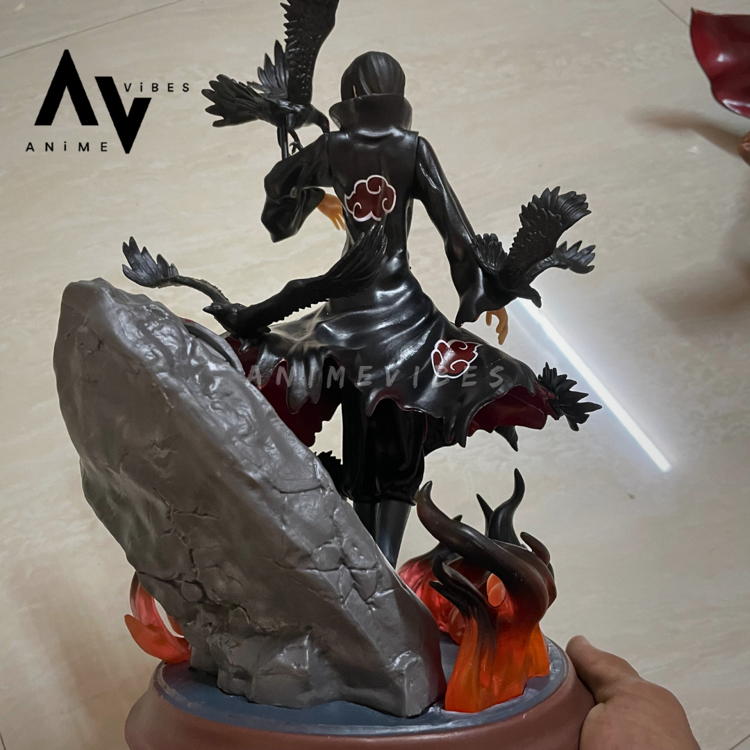 Itachi Action Figure with Crow | Two-Faced Edition | 30 cm