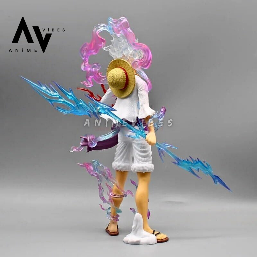 Gear 5 Luffy Standing Premium Action Figure | 34 CM | Joy of a Warrior ⚡️