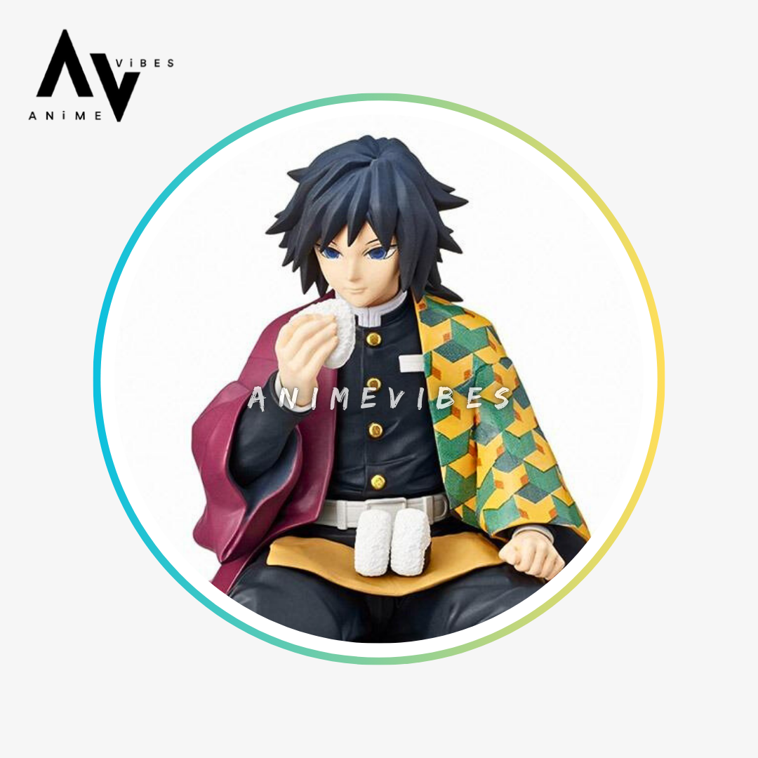 Giyu Tomioka Eating Riceballs | 15 cm | Serenity in Every Bite