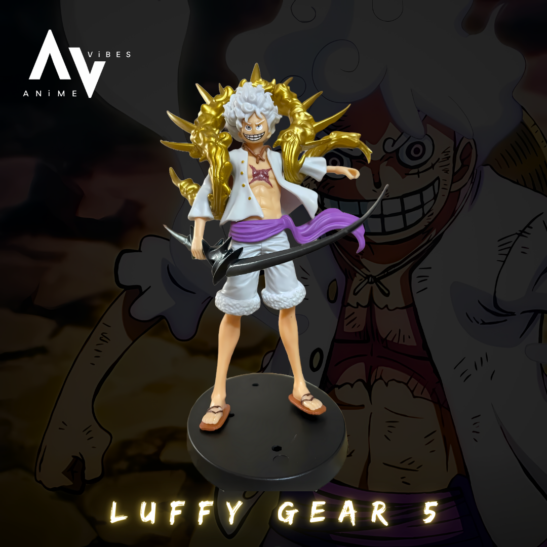 Luffy Gear 5 Action Figure | 19 CM | The Warrior of Liberation ⚡🏴☠️