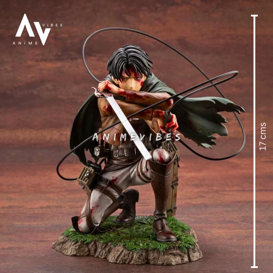 Levi Ackerman Fortitude Edition: Sitting Ver. | AOT Action Figure | 17 cm