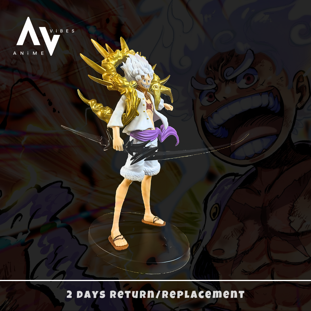 Luffy Gear 5 Action Figure | 19 CM | The Warrior of Liberation ⚡🏴☠️