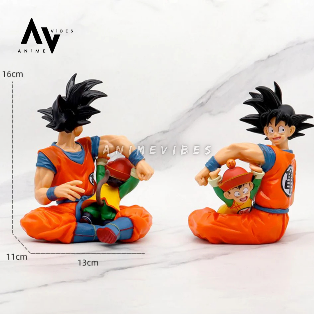 Goku with Baby Gohan Premium Figure | 16 CM | Saiyan Serenity π«