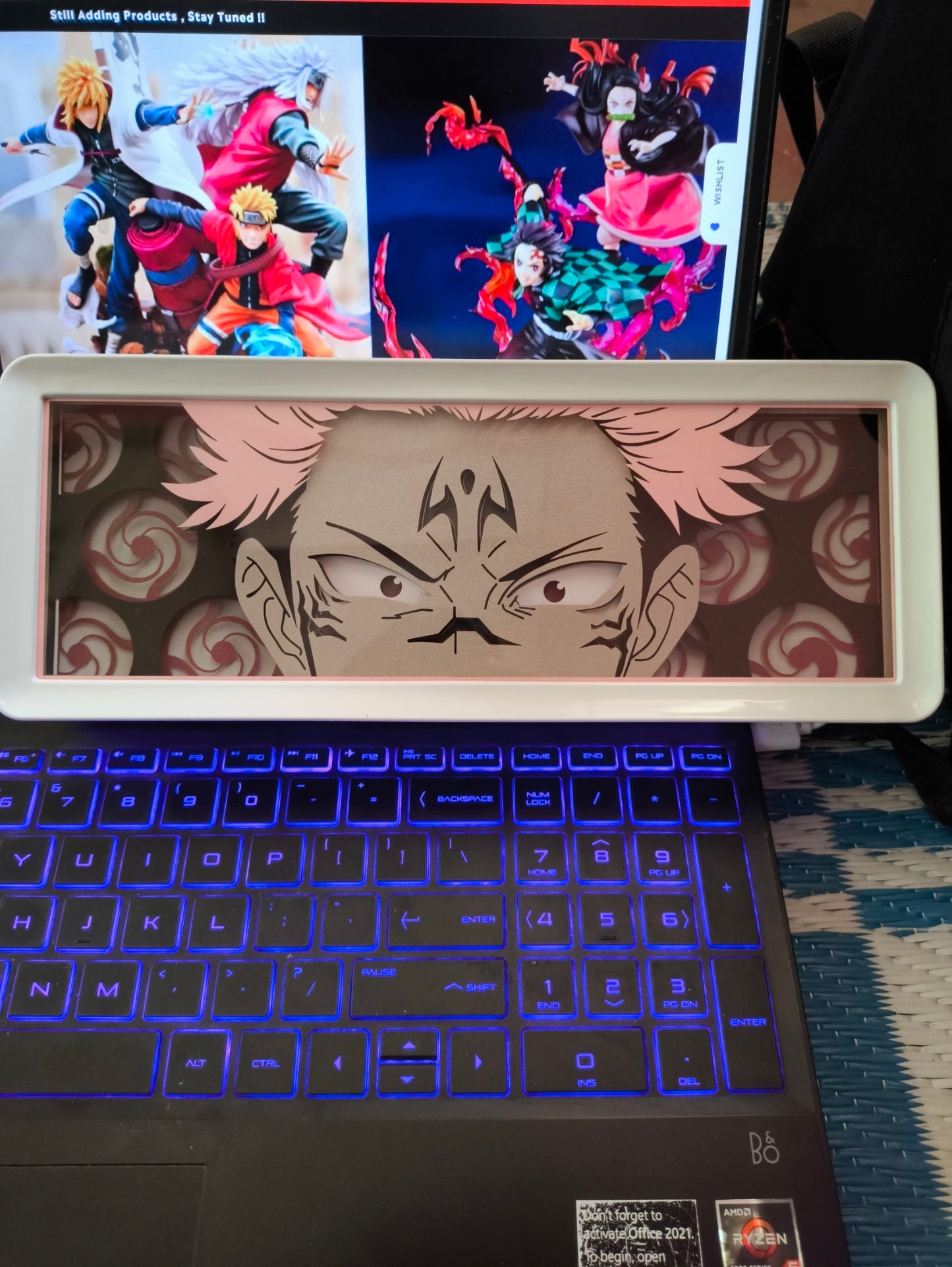 Ryomen Sukuna LED Light Box | King of Curses ๐๐ฅ| MULTICOLOR