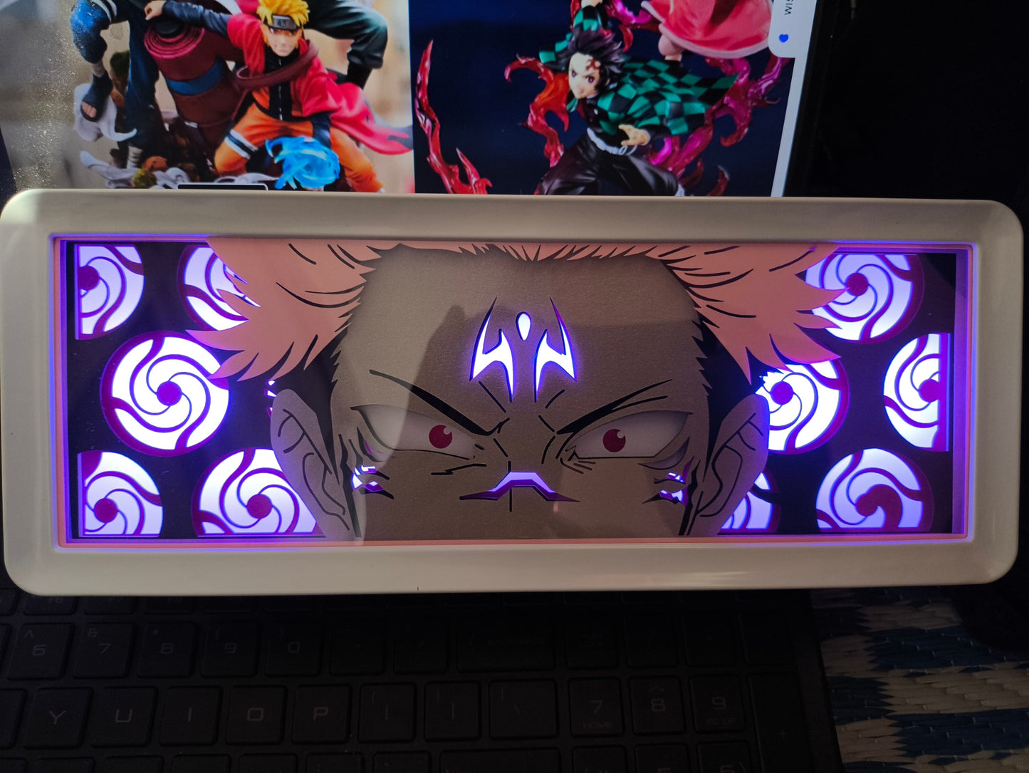 Ryomen Sukuna LED Light Box | King of Curses ๐๐ฅ| MULTICOLOR