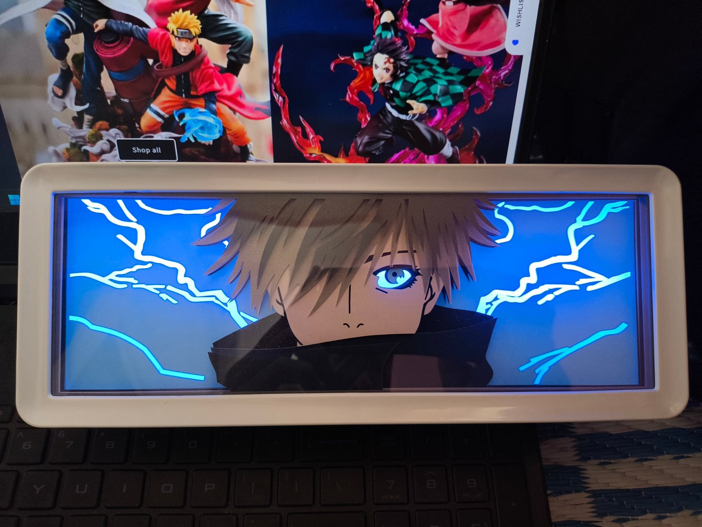 Gojo Satoru LED Light Box | Limitless Brilliance ✨| MULTICOLOR