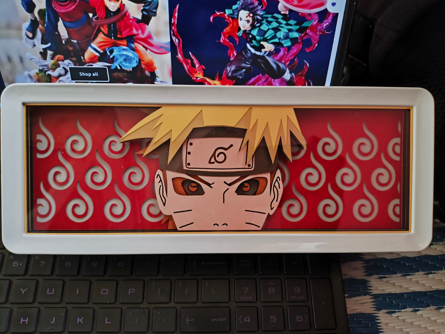 Naruto LED Light Box | Remote Controlled | USB & Battery Powered ๐๐
