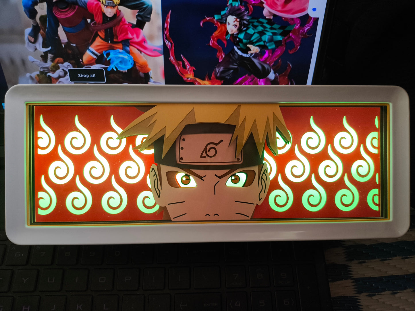 Naruto LED Light Box | Remote Controlled | USB & Battery Powered ๐๐