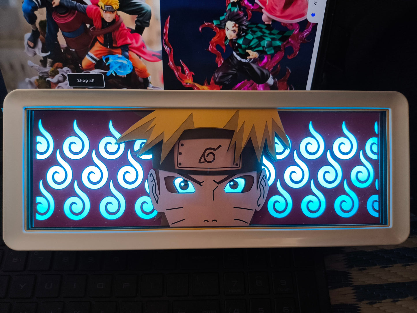 Naruto LED Light Box | Remote Controlled | USB & Battery Powered ๐๐