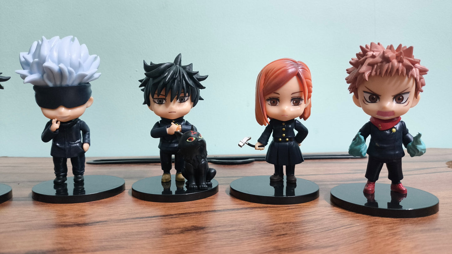 JJK Set of 6 Chibi PVC Figures – 10cm
