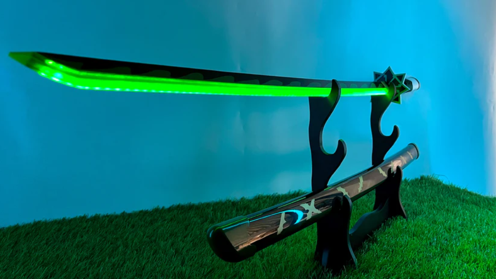 Sanemi’s Nichirin Sword | LED Katana | Full Tang | 108 CM ⚔🔥