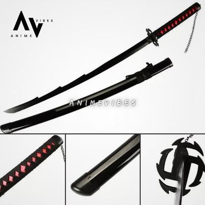 Bleach Kurosaki Ichigo Zangetsu Blade Model 3 Cosplay Wooden Katana | 105 Cms Embodiment of Resolve