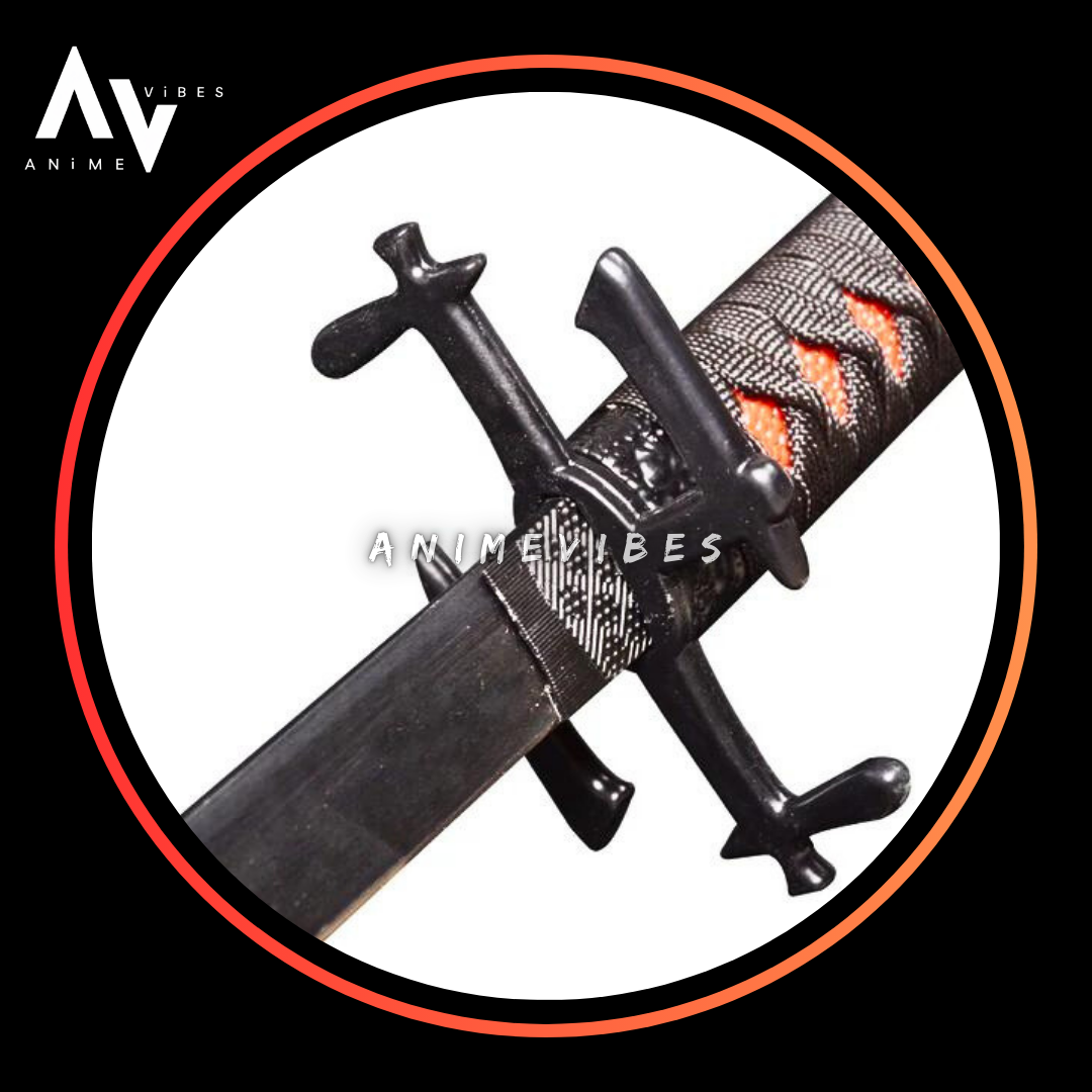 Bleach Kurosaki Ichigo Zangetsu Blade Katana Model B for Cosplay Wooden | 105 Cms Soul Reaper's Edge
