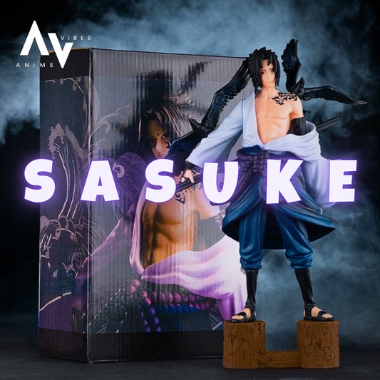 Sasuke Uchiha Standing On Wooden Plank | 26.5 cms
