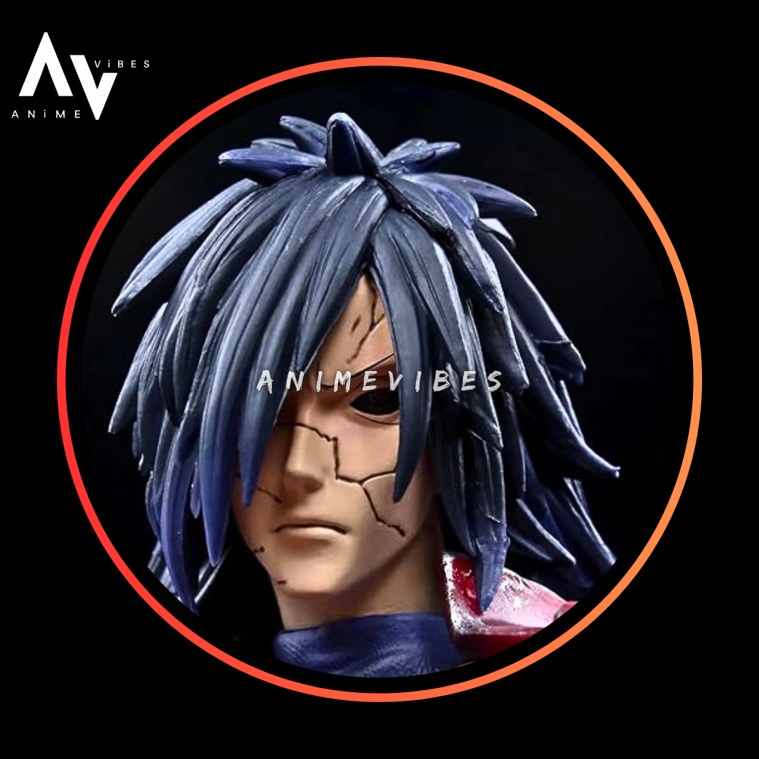 Uchiha Madara Head Bust With Flame Action Figure | 16 Cm | The Eternal Visionary
